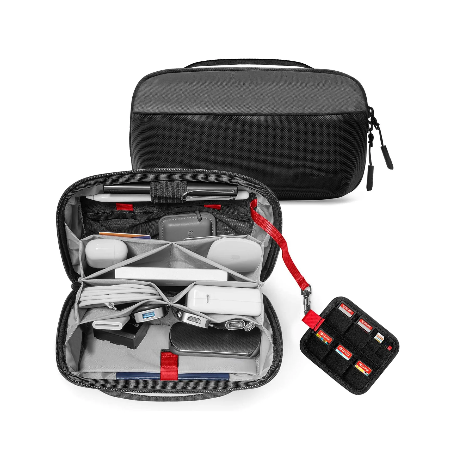 Tech Accessories Box - Bolsa Organizadora de Tecnologia para Viagem,