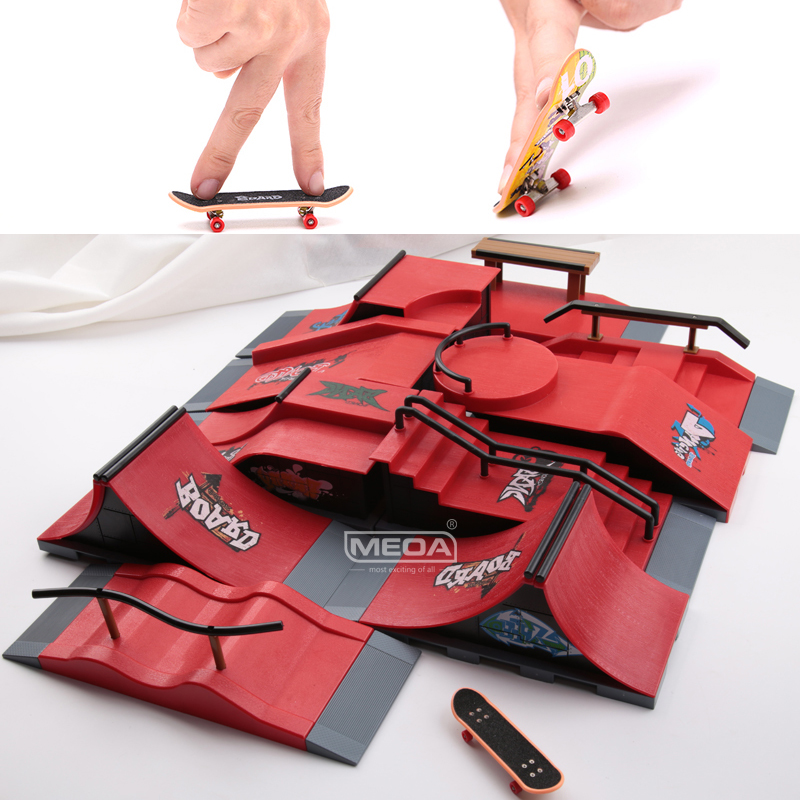 Tech Deck Accessories - 10 em 1 dedo skates diy