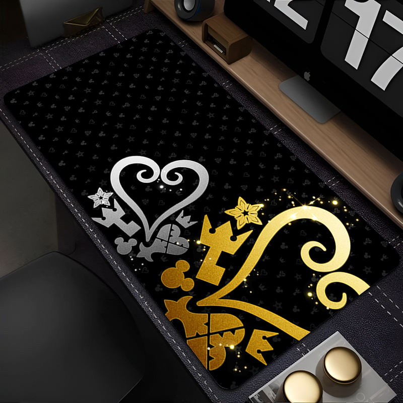Tech Desktop Accessories - Preto e branco anime tapete de