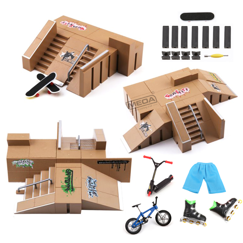 Tech Deck Accessories - Tech prática deck dedo skatepark kit