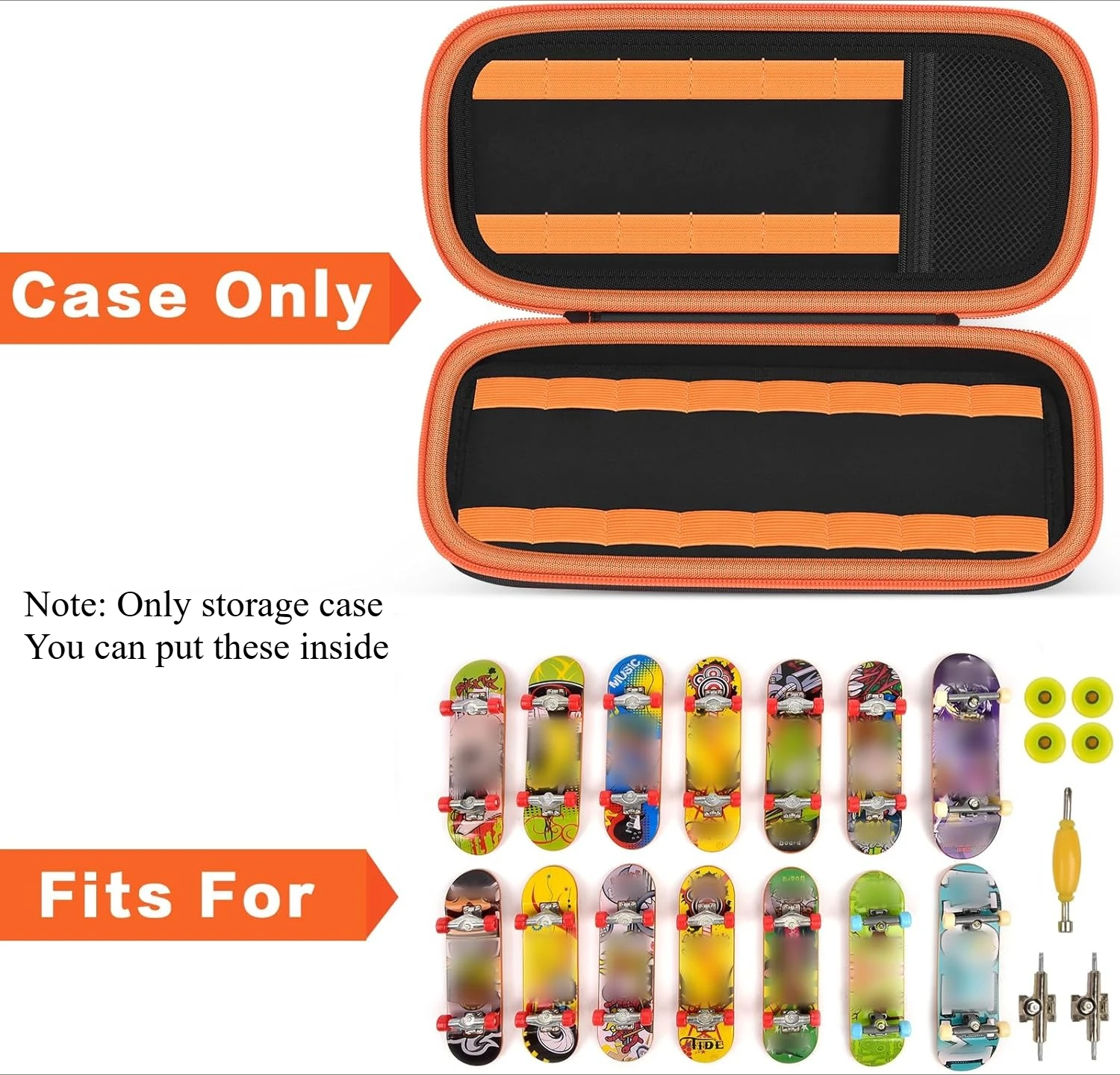 Caso de skate de dedo para tec - Tech Deck Accessories avaliação e preço