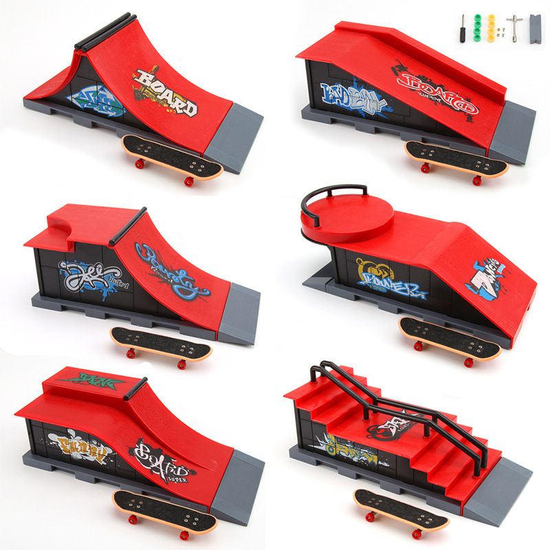 6-em-1 dedo skates diy skate p - Tech Deck Accessories avaliação e preço