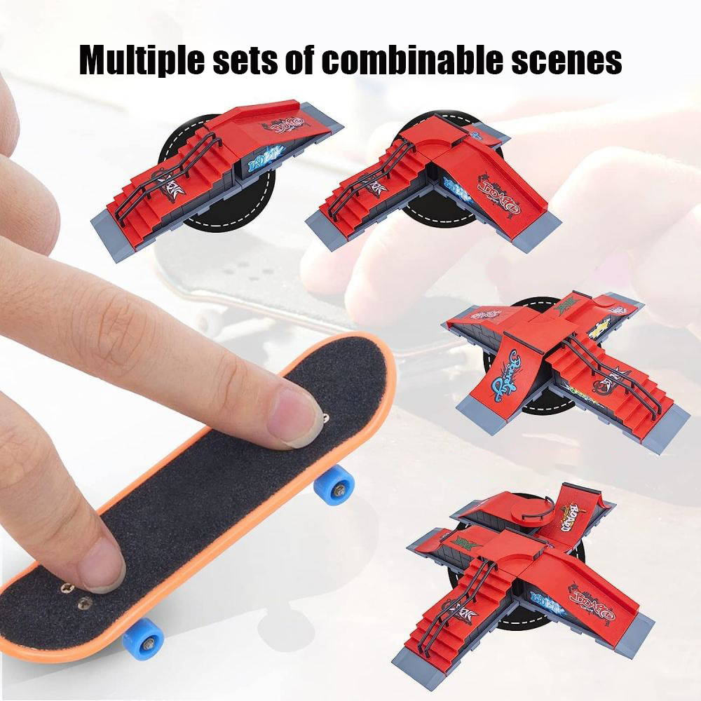 6-em-1 dedo skates diy skate p - Tech Deck Accessories avaliação e preço