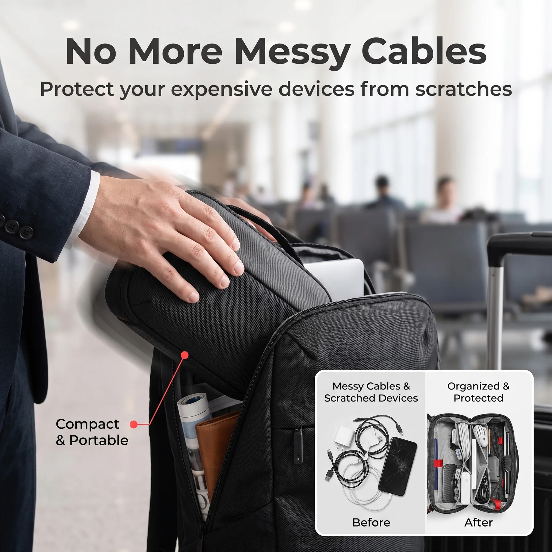Bolsa Organizadora de Tecnolog - Tech Accessories Box avaliação e preço
