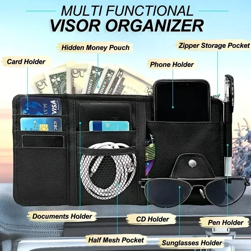 Organizador de Visor Solar par - Tech Accessories Bag avaliação e preço