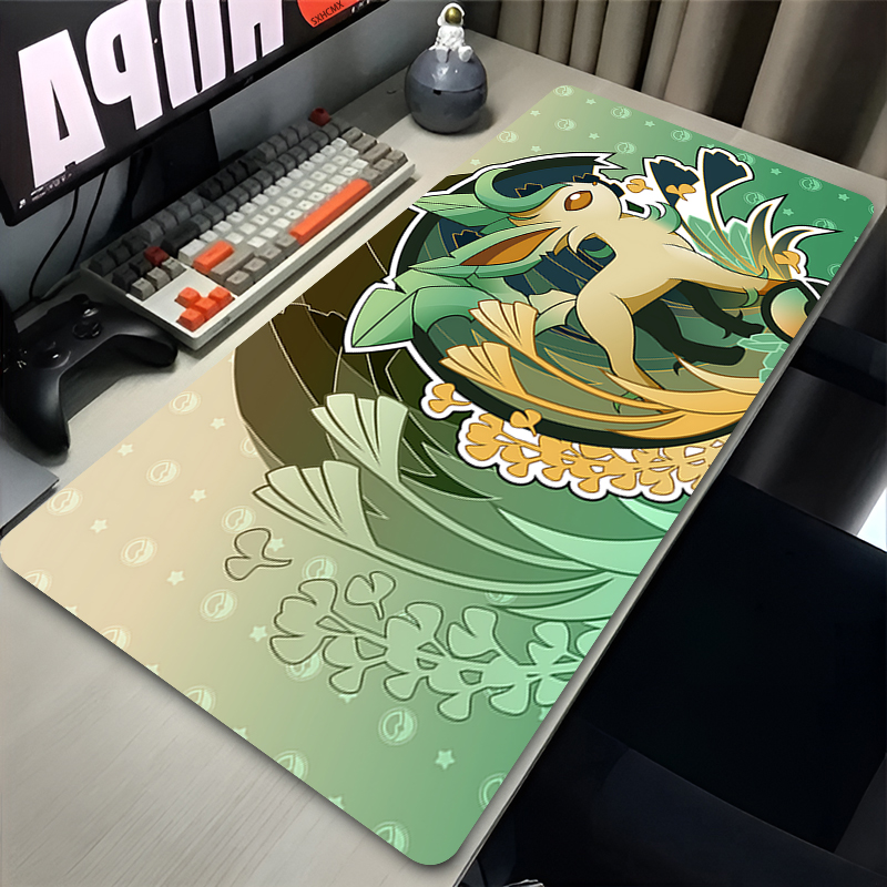 Mouse Pad Gamer P-pokemon Leaf - Tech Accessories For Desk avaliação e preço