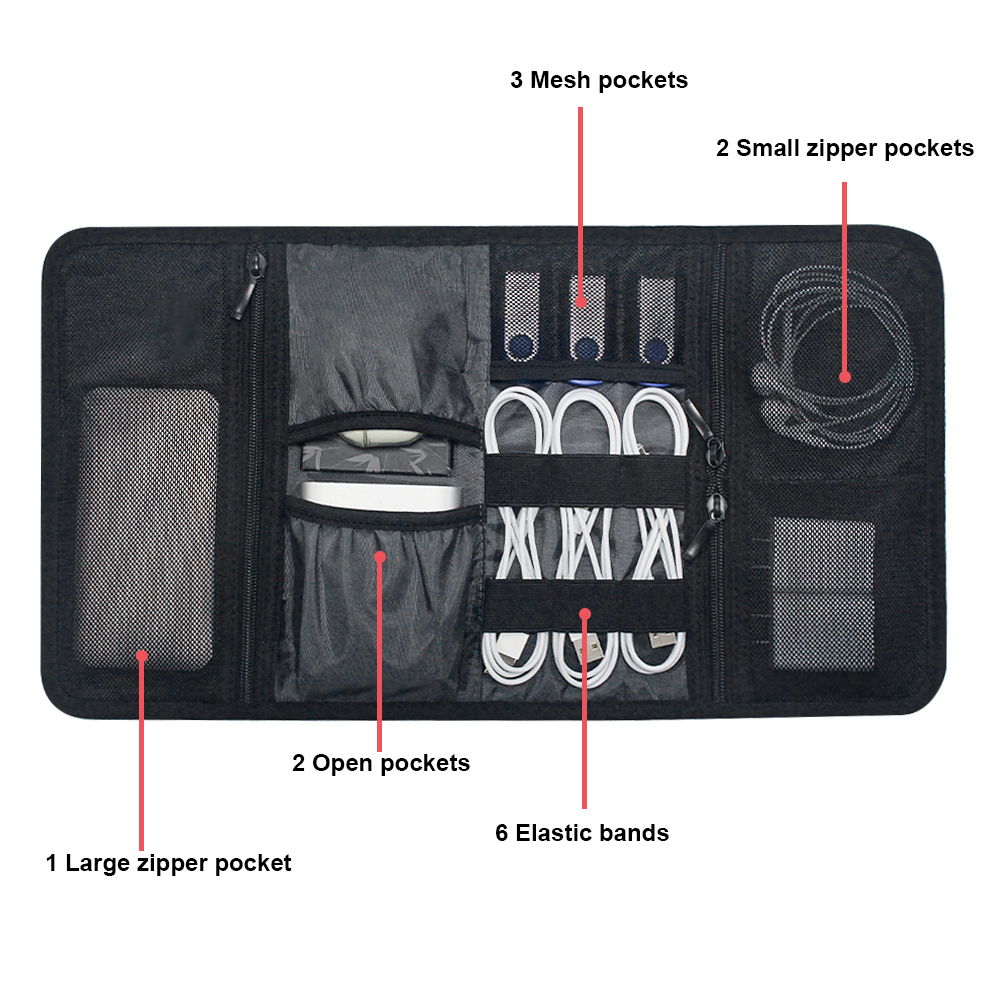 Bolsa Organizadora de Tecnolog - Tech Accessories Bag avaliação e preço
