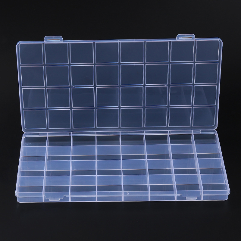 Transparente Rectangle Nail Ar - Tech Accessories Box avaliação e preço